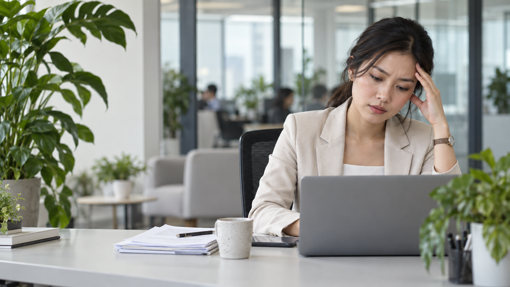 Nhân viên văn phòng cần giải pháp chăm sóc cây